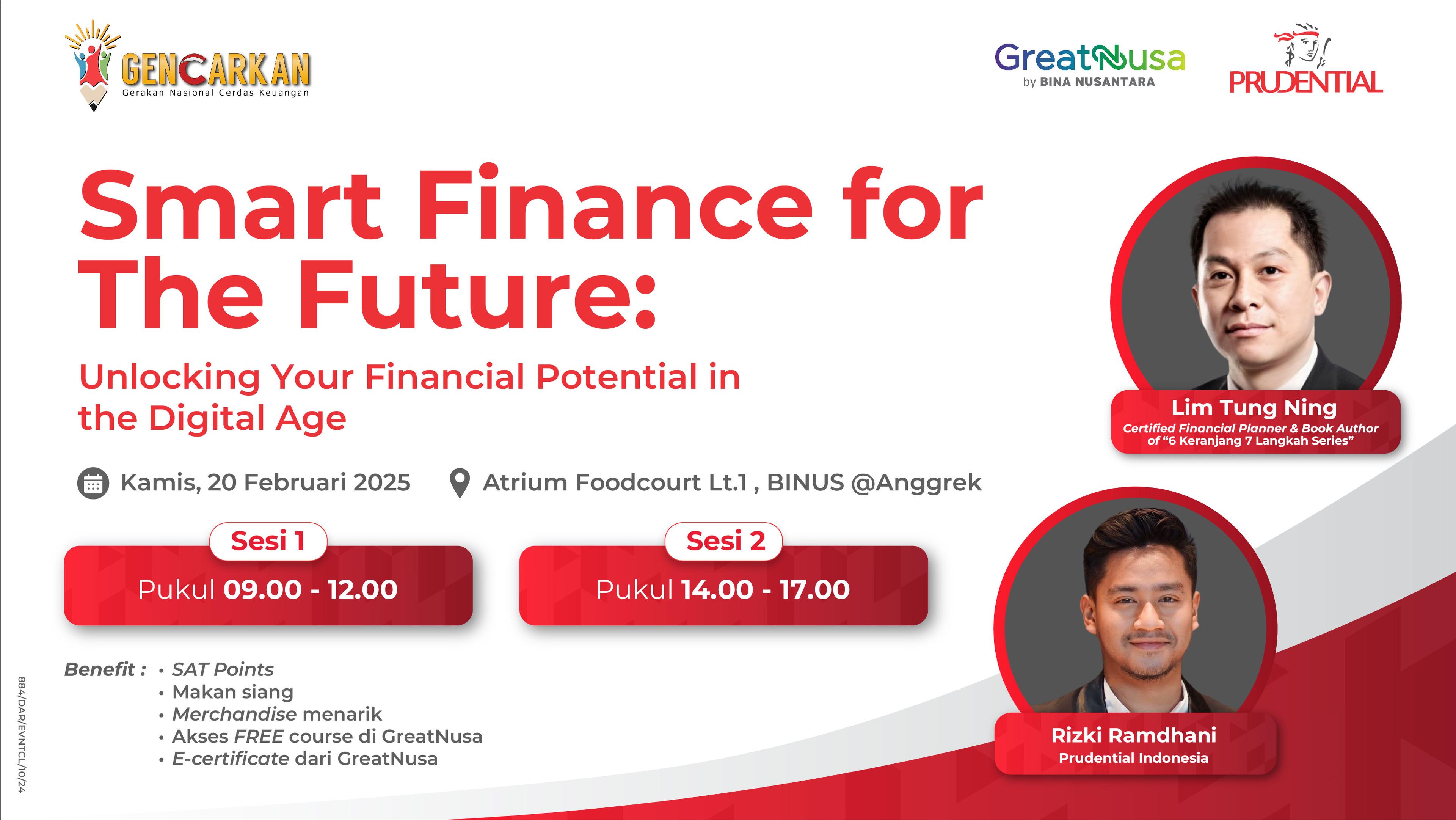 [Jakarta] Smart Finance for The Future: Unlocking Your Financial Potential in the Digital Age