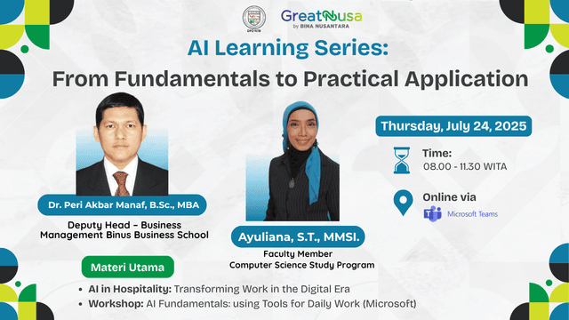 AI Learning Series: From Fundamentals to Practical Application For IHGMA