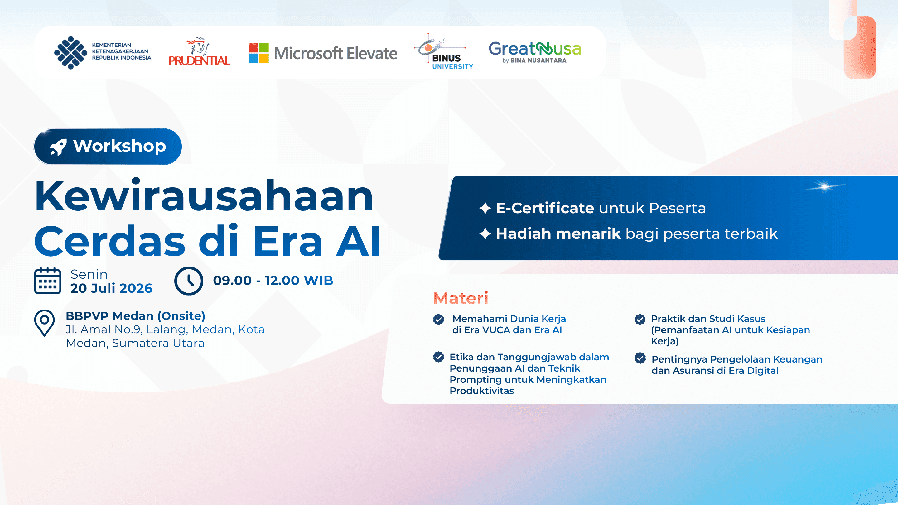 Kewirausahaan Cerdas di Era AI - Medan