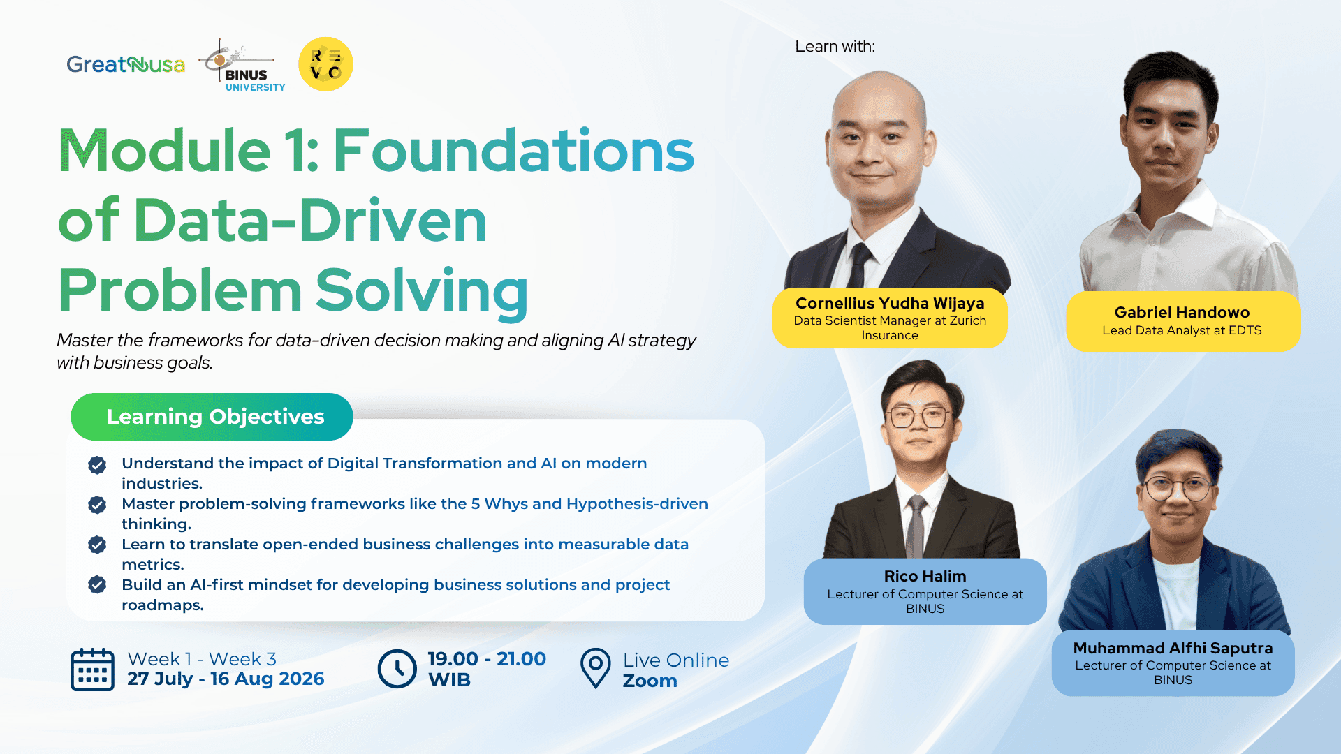 [B2 Applied AI, Analytics and Automation Program] Module 1  -  Foundations of Data-Driven Problem Solving