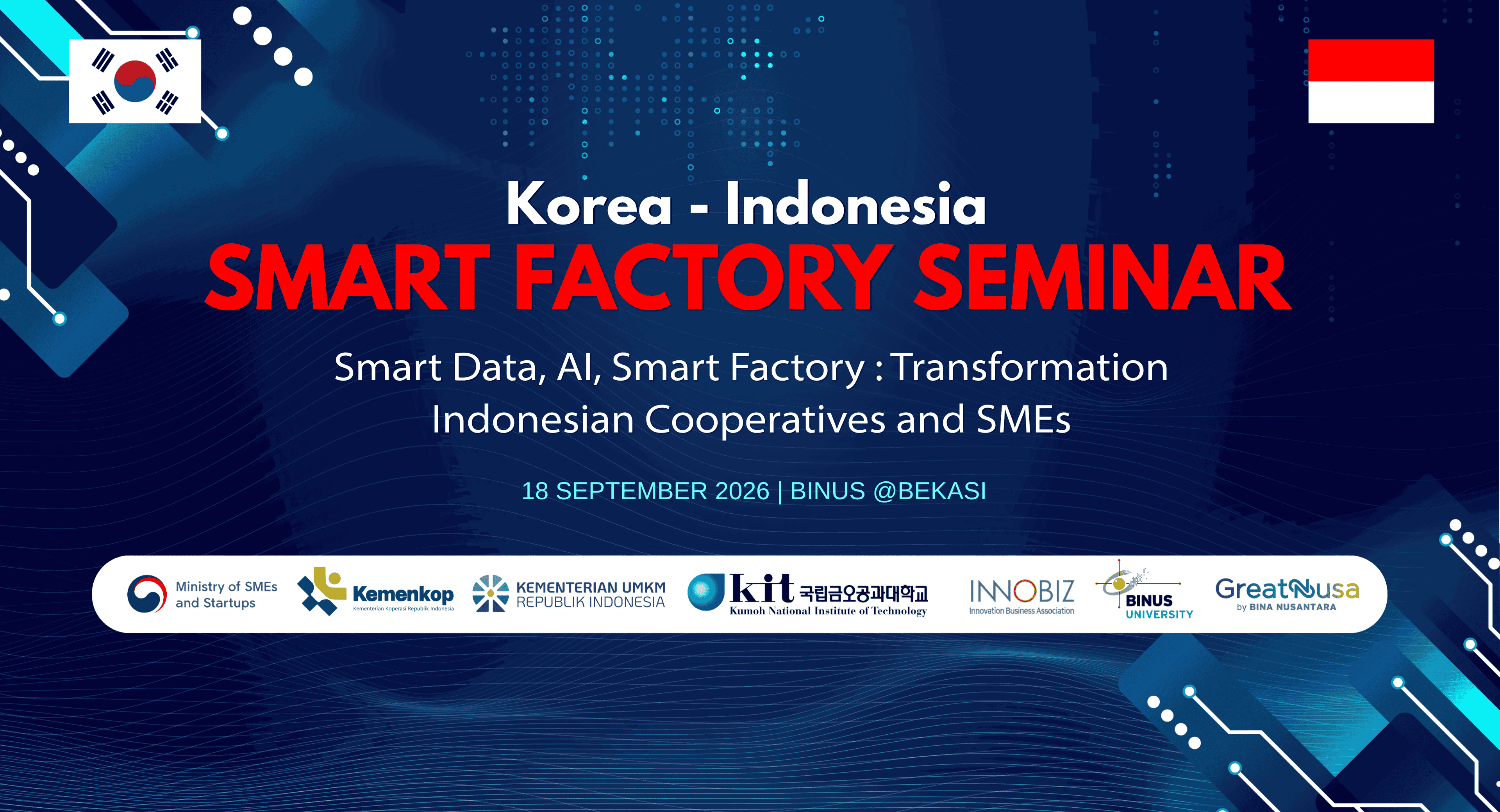 [SEMINAR] Smart Data, AI, Smart Factory: Transformasi Koperasi dan UKM Indonesia