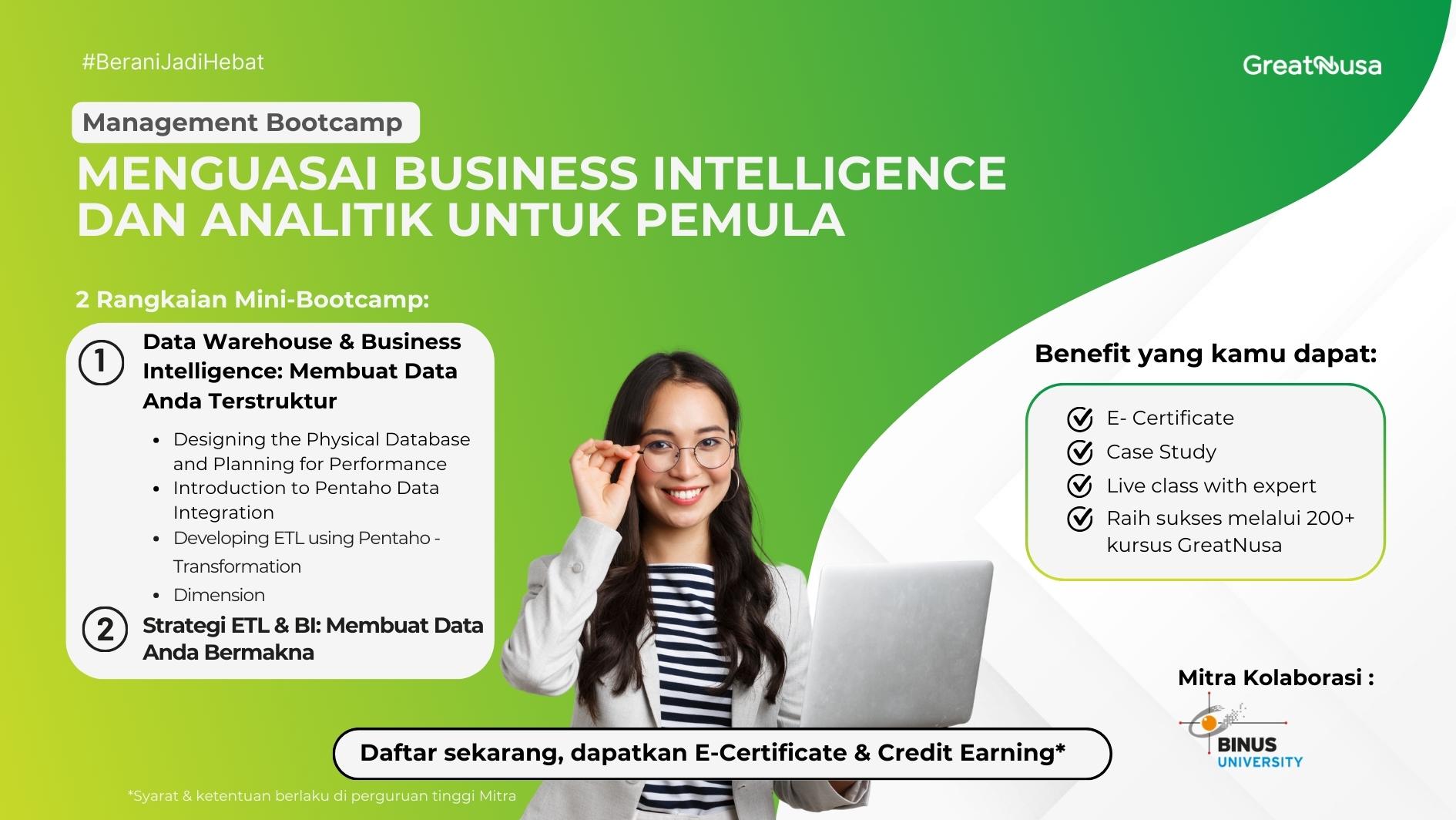 Artificial Intelligence Bootcamp - Menguasai Business Intelligence Dan Analitik Untuk Pemula