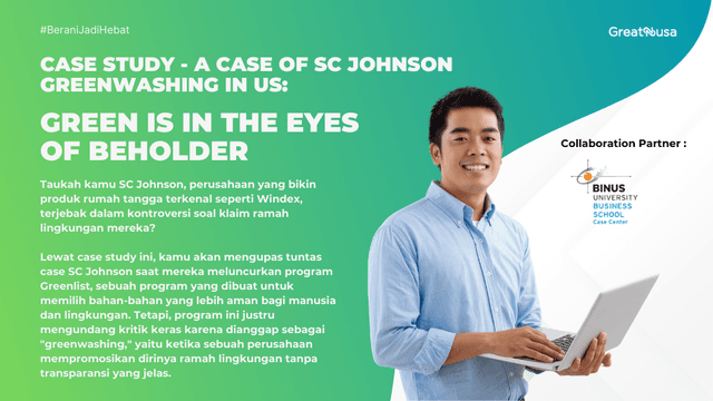 Green Is In The Eyes Of Beholder – A Case Of SC Johnson Greenwashing In US - Teaching Note