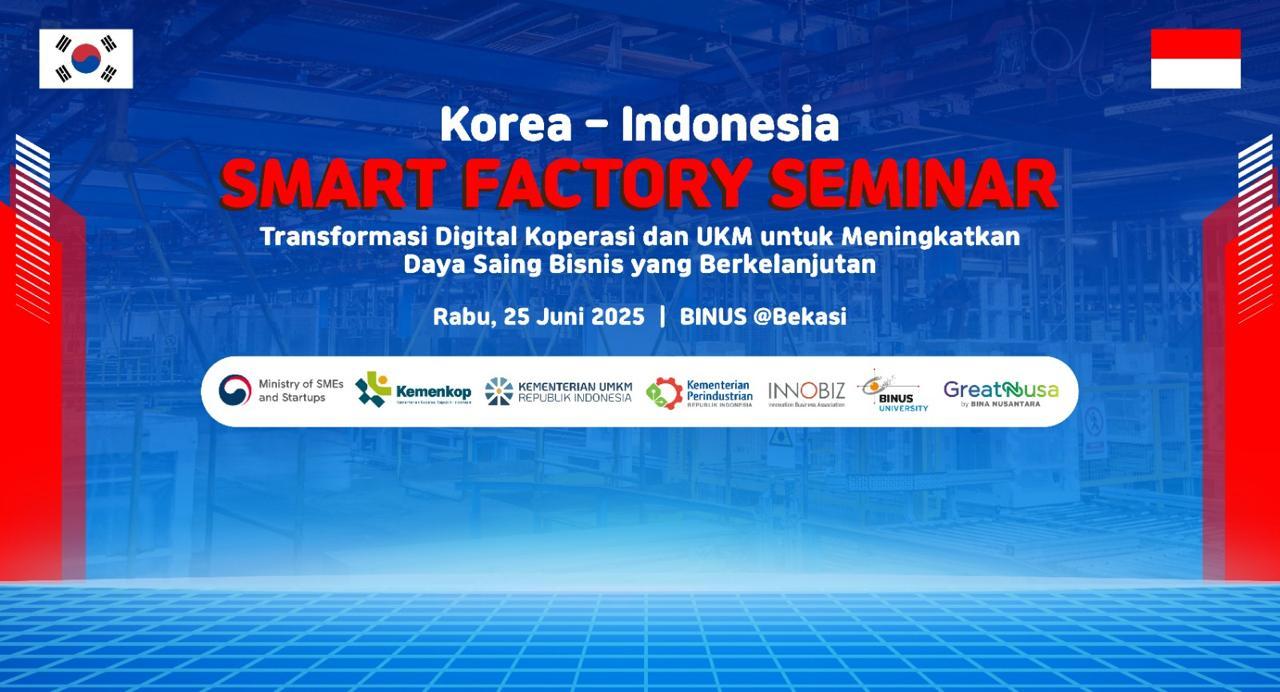 SEMINAR SMART FACTORY: Transformasi Digital Koperasi dan UKM untuk Meningkatkan Daya Saing Bisnis yang Berkelanjutan