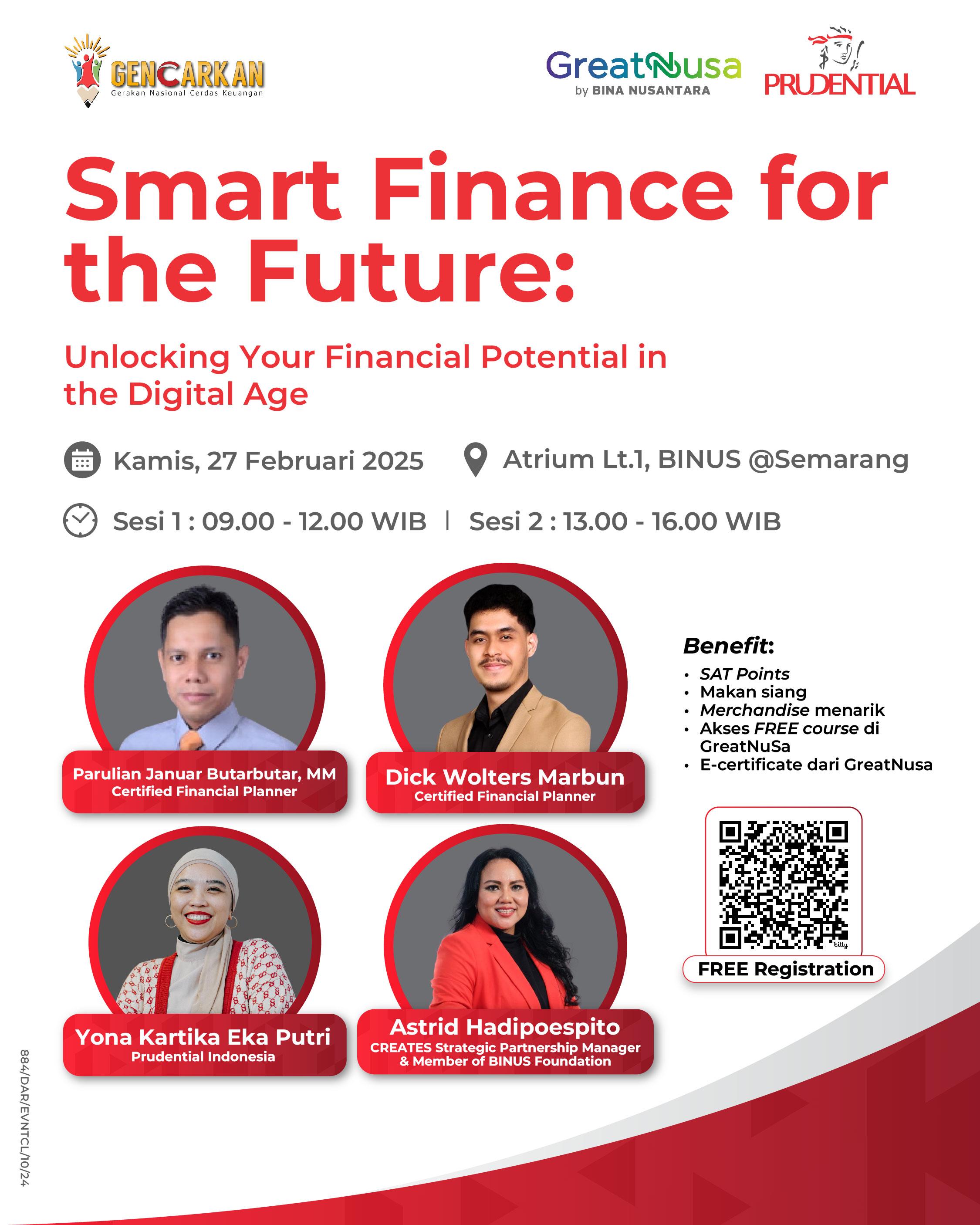 [Semarang] Smart Finance for The Future: Unlocking Your Financial Potential in the Digital Age