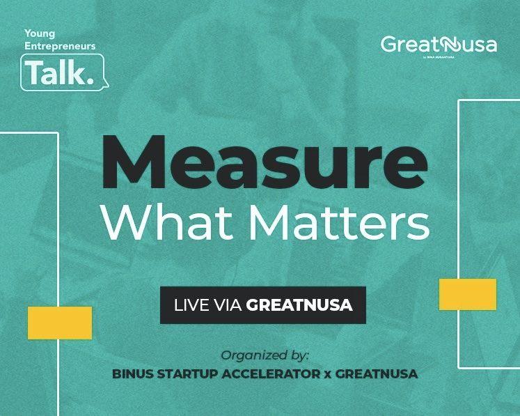 Young Entrepreneurs Talk: Measure What Matters