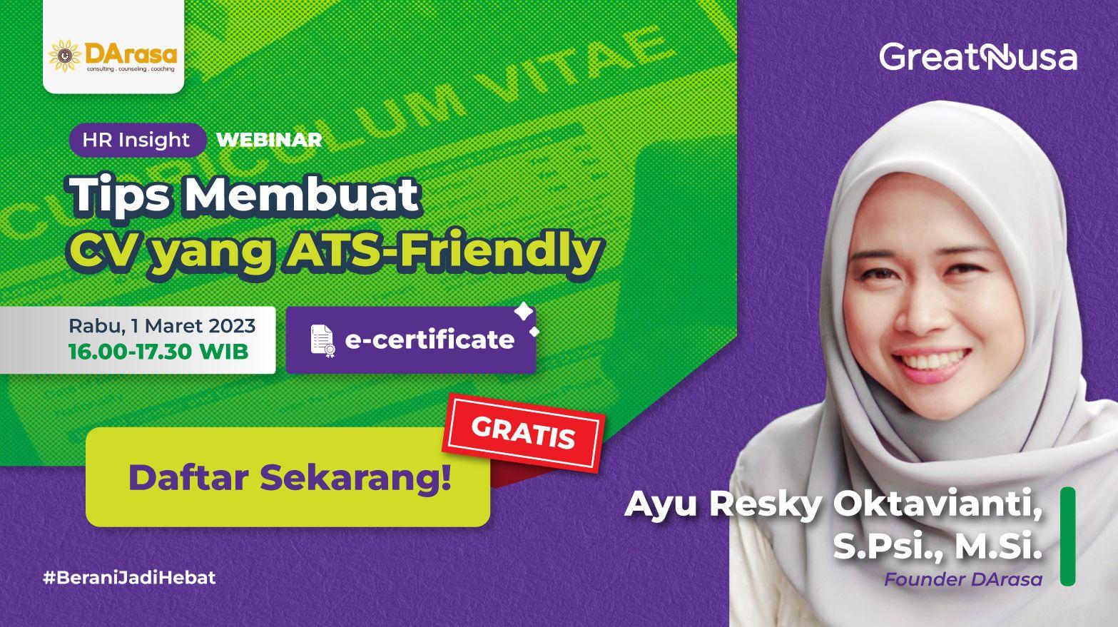 CV ATS FRIENDLY