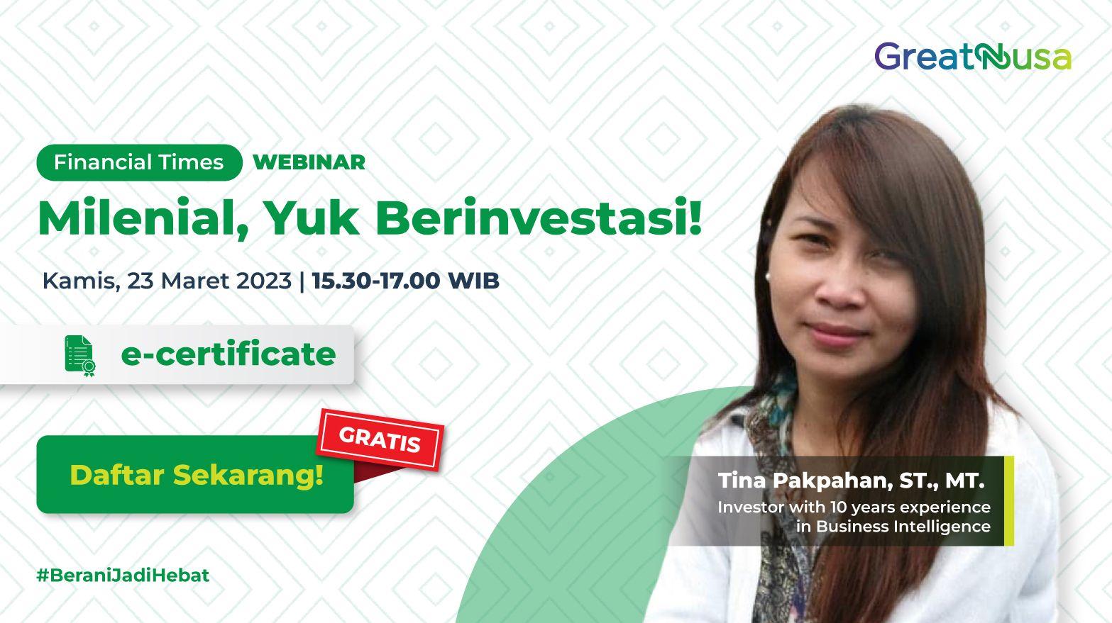 Milenial Yuk Berinvestasi