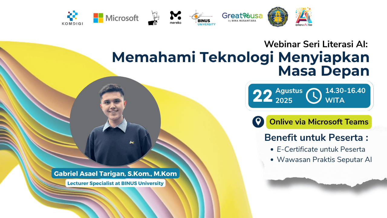 Webinar Seri Literasi AI: Memahami Teknologi, Menyiapkan Masa Depan - Poltekpar Lombok