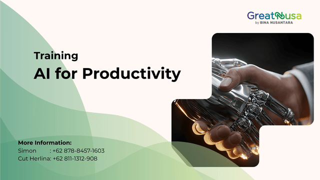 Promo Spesial Pelatihan: "AI for Productivity and Creativity at Work"