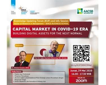 Capital Market in Covid-19 Era : Building Digital Assets for The Next Normal