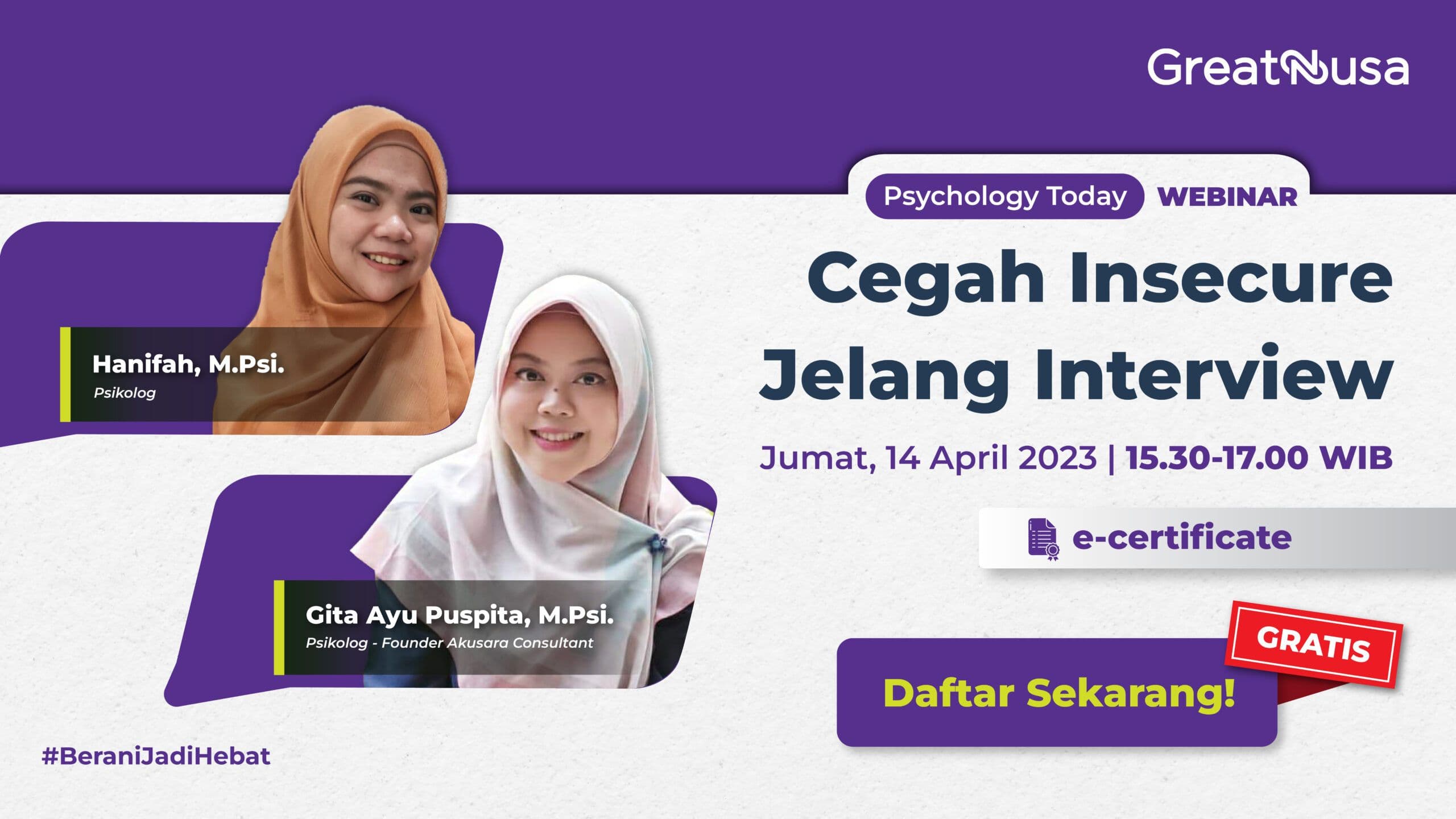 Cegah Insecure Jelang Interview